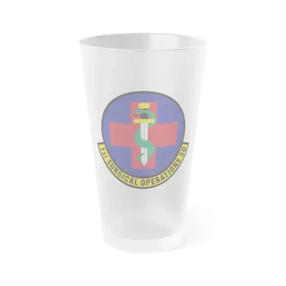 1st Surgical Operations Squadron (U.S. Air Force) Frosted Pint Glass 16oz 16oz Frosted - Go Mug Yourself
