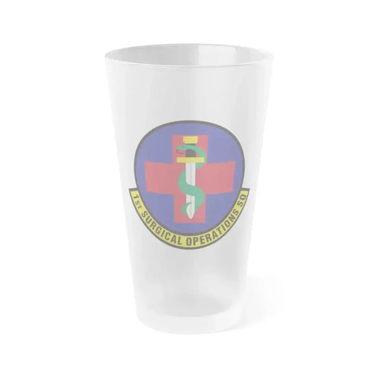 1st Surgical Operations Squadron (U.S. Air Force) Frosted Pint Glass 16oz 16oz Frosted - Go Mug Yourself