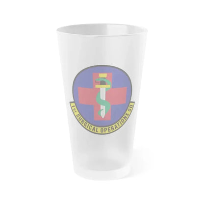 1st Surgical Operations Squadron (U.S. Air Force) Frosted Pint Glass 16oz 16oz Frosted - Go Mug Yourself