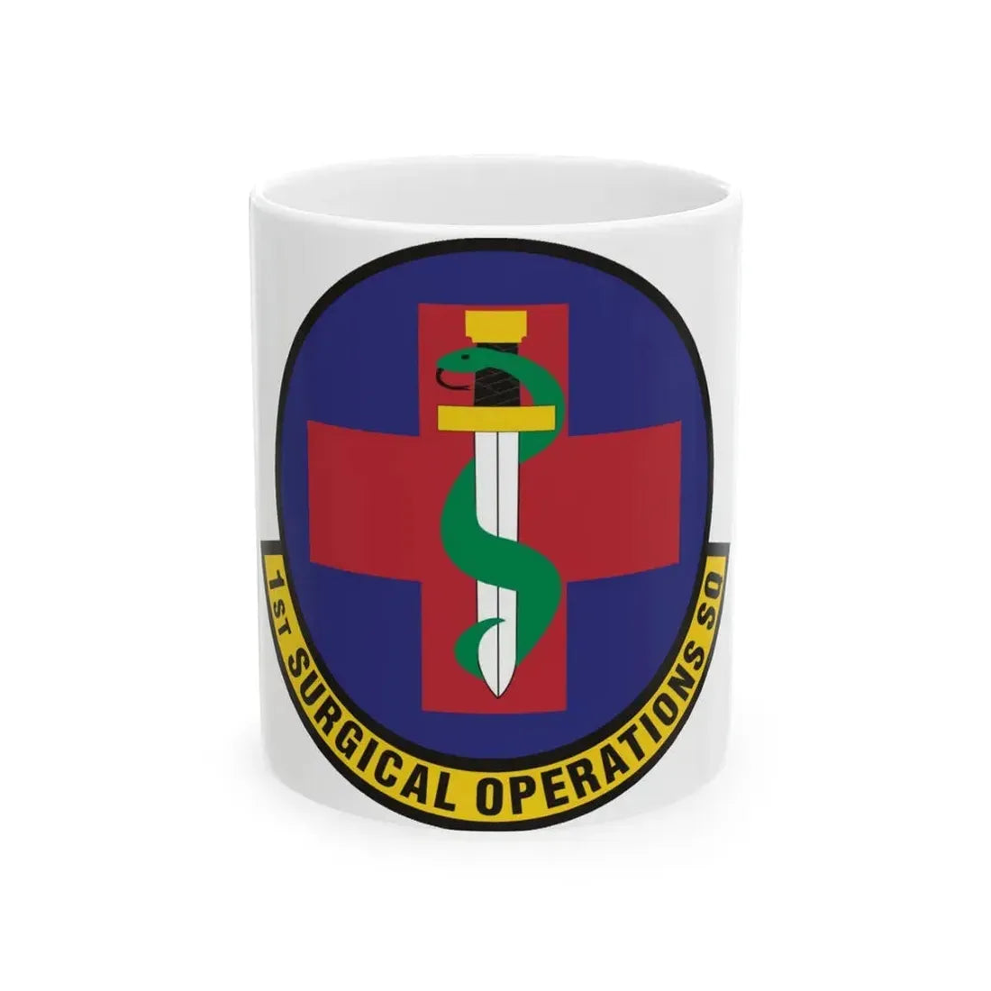 1st Surgical Operations Squadron (U.S. Air Force) White Coffee Mug 11oz - Go Mug Yourself