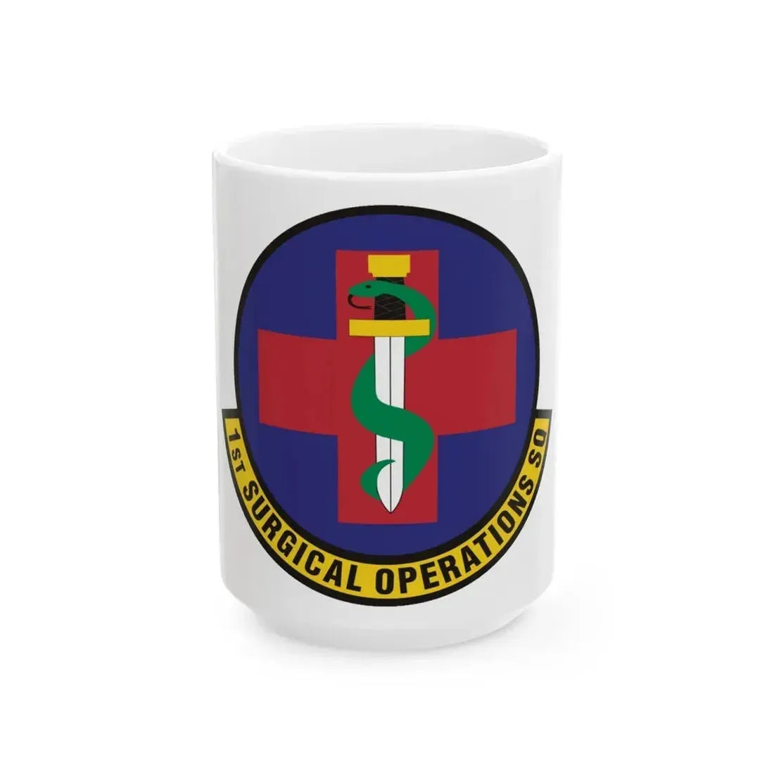 1st Surgical Operations Squadron (U.S. Air Force) White Coffee Mug 15oz - Go Mug Yourself