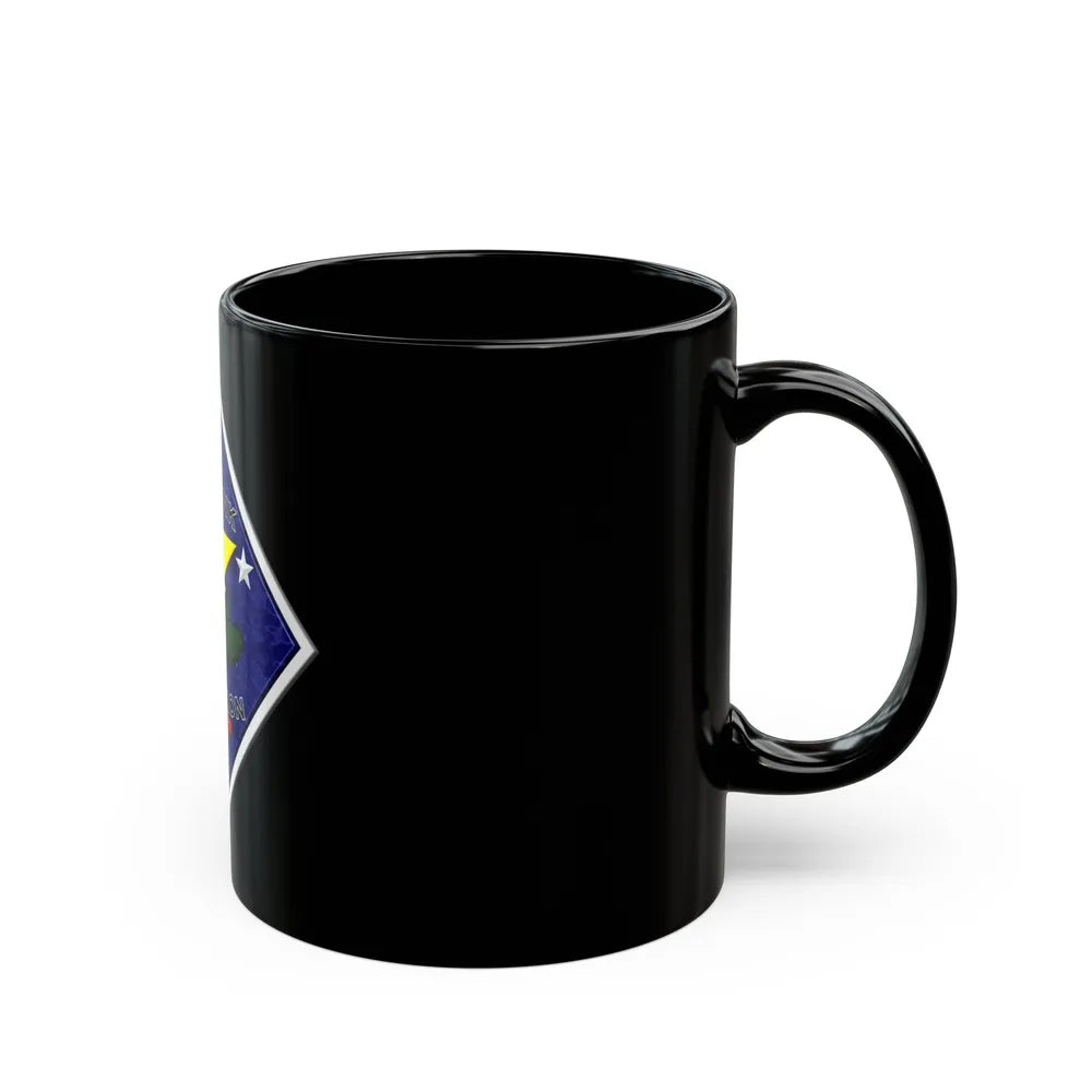 1st Tank Battalion (USMC) Black Coffee Mug-Go Mug Yourself