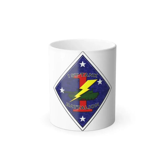 1st Tank Battalion (USMC) Color Changing Coffee Mug 11oz - Go Mug Yourself