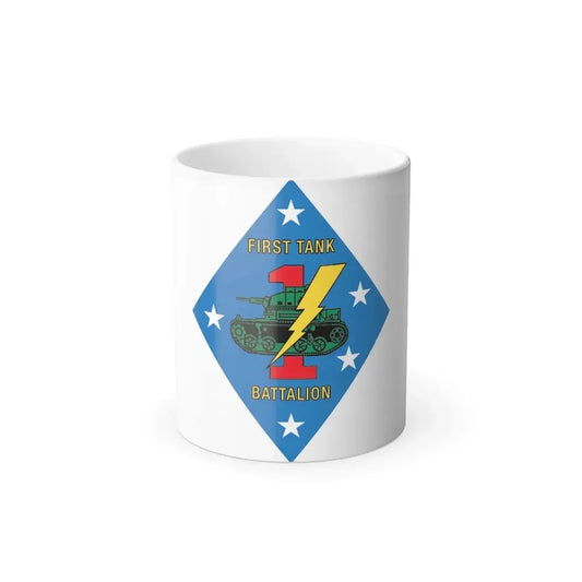 1st Tank Battalion v2 (USMC) Color Changing Coffee Mug 11oz - Go Mug Yourself