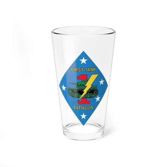1st Tank Battalion v2 (USMC) Pint Glass 16oz 16oz - Go Mug Yourself