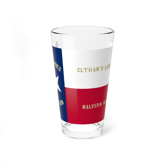 1st Texas Infantry Regiment Flag (United States) Pint Glass 16oz 16oz - Go Mug Yourself