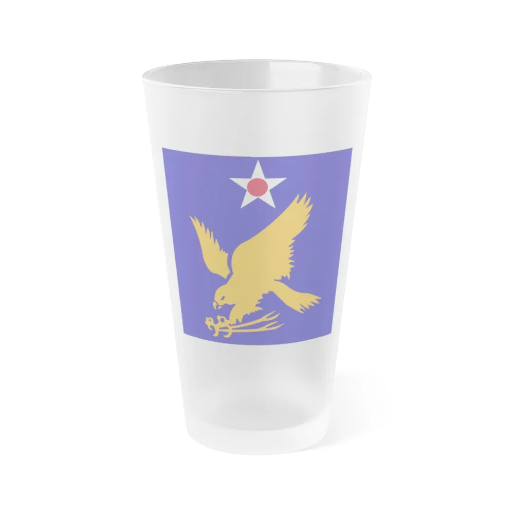 2 Air Force (U.S. Army) Frosted Pint Glass 16oz-Go Mug Yourself