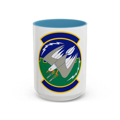 2 Air Support Operations Squadron (U.S. Air Force) Accent Coffee Mug 15oz Light Blue - Go Mug Yourself