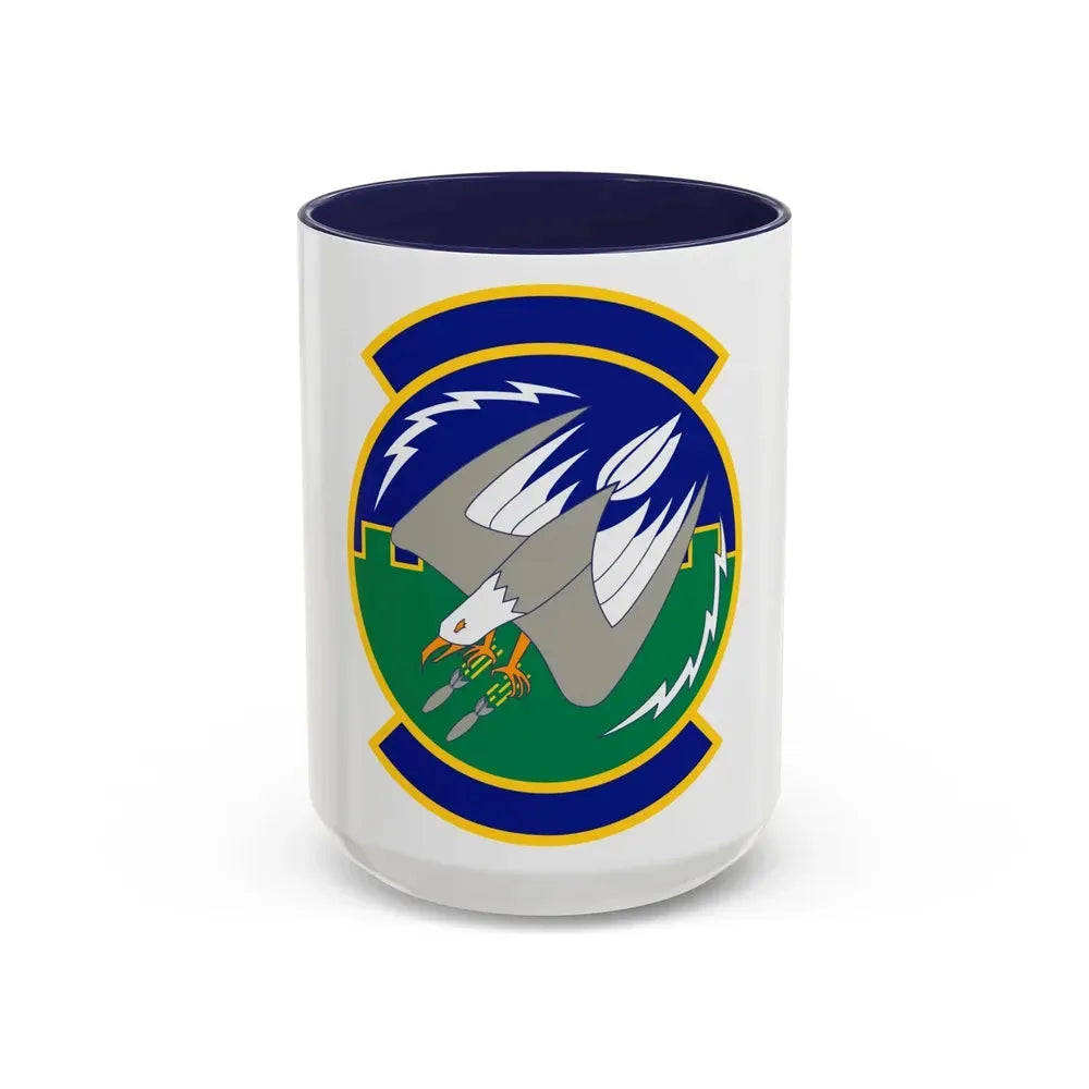 2 Air Support Operations Squadron (U.S. Air Force) Accent Coffee Mug 15oz Navy - Go Mug Yourself