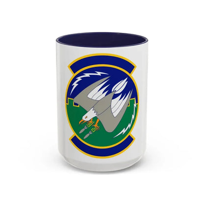 2 Air Support Operations Squadron (U.S. Air Force) Accent Coffee Mug 15oz Navy - Go Mug Yourself