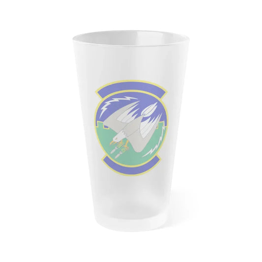 2 Air Support Operations Squadron (U.S. Air Force) Frosted Pint Glass 16oz Default Title - Go Mug Yourself