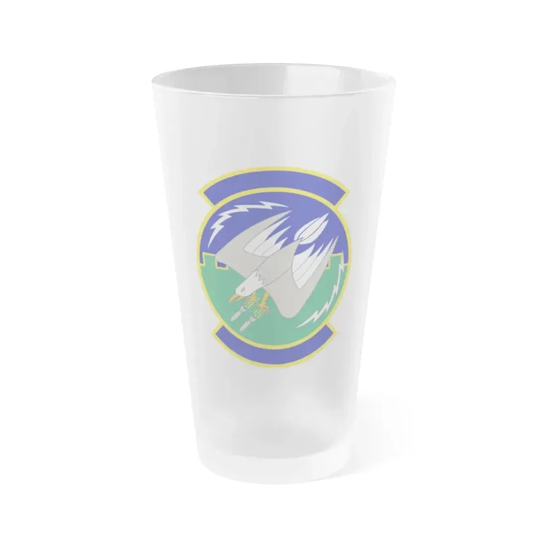 2 Air Support Operations Squadron (U.S. Air Force) Frosted Pint Glass 16oz Default Title - Go Mug Yourself