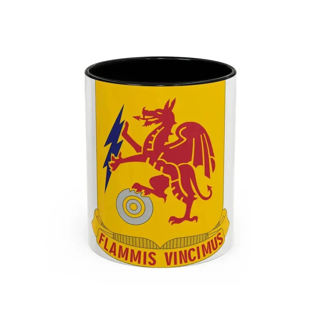 2 Chemical Battalion (U.S. Army) Accent Coffee Mug 11oz Black - Go Mug Yourself