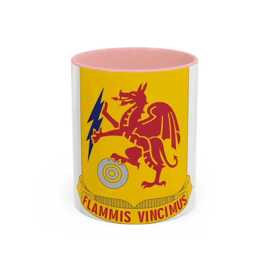 2 Chemical Battalion (U.S. Army) Accent Coffee Mug 11oz Pink - Go Mug Yourself