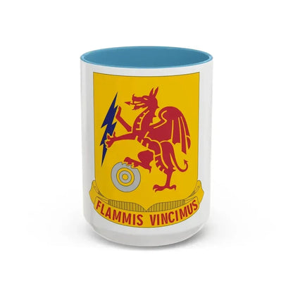 2 Chemical Battalion (U.S. Army) Accent Coffee Mug 15oz Light Blue - Go Mug Yourself