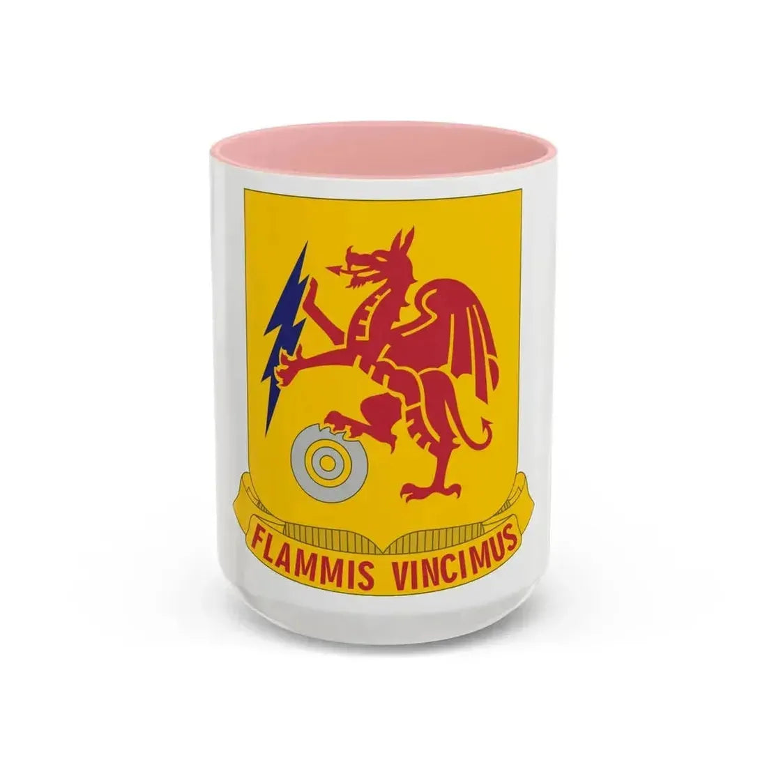 2 Chemical Battalion (U.S. Army) Accent Coffee Mug 15oz Pink - Go Mug Yourself