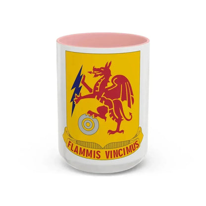 2 Chemical Battalion (U.S. Army) Accent Coffee Mug 15oz Pink - Go Mug Yourself