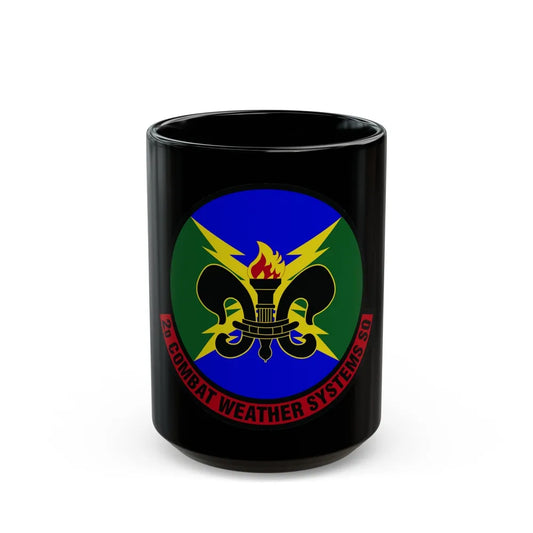 2 Combat Weather Systems Sq ACC (U.S. Air Force) Black Coffee Mug-15oz-Go Mug Yourself