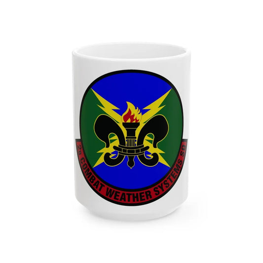 2 Combat Weather Systems Sq ACC (U.S. Air Force) White Coffee Mug-15oz-Go Mug Yourself