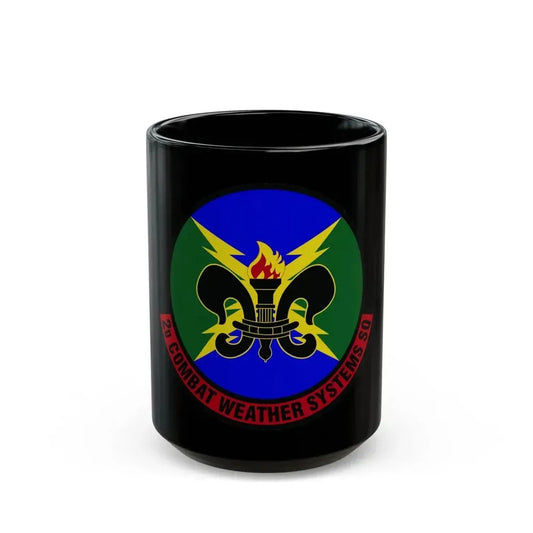 2 Combat Weather Systems Sq ACC (U.S. Air Force) Black Coffee Mug 15oz - Go Mug Yourself