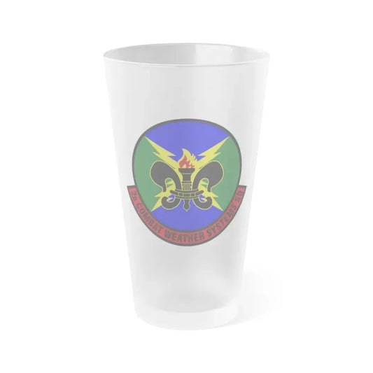 2 Combat Weather Systems Sq ACC (U.S. Air Force) Frosted Pint Glass 16oz 16oz Frosted - Go Mug Yourself