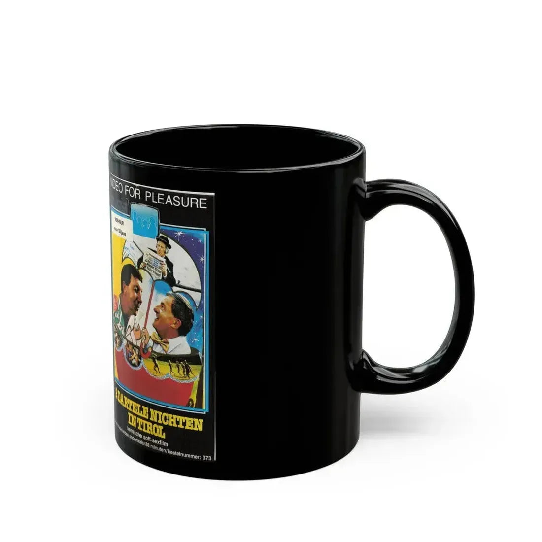 2 DARTELE NICHTEN IN TIROL (VHS COVER) - Black Coffee Mug - Go Mug Yourself