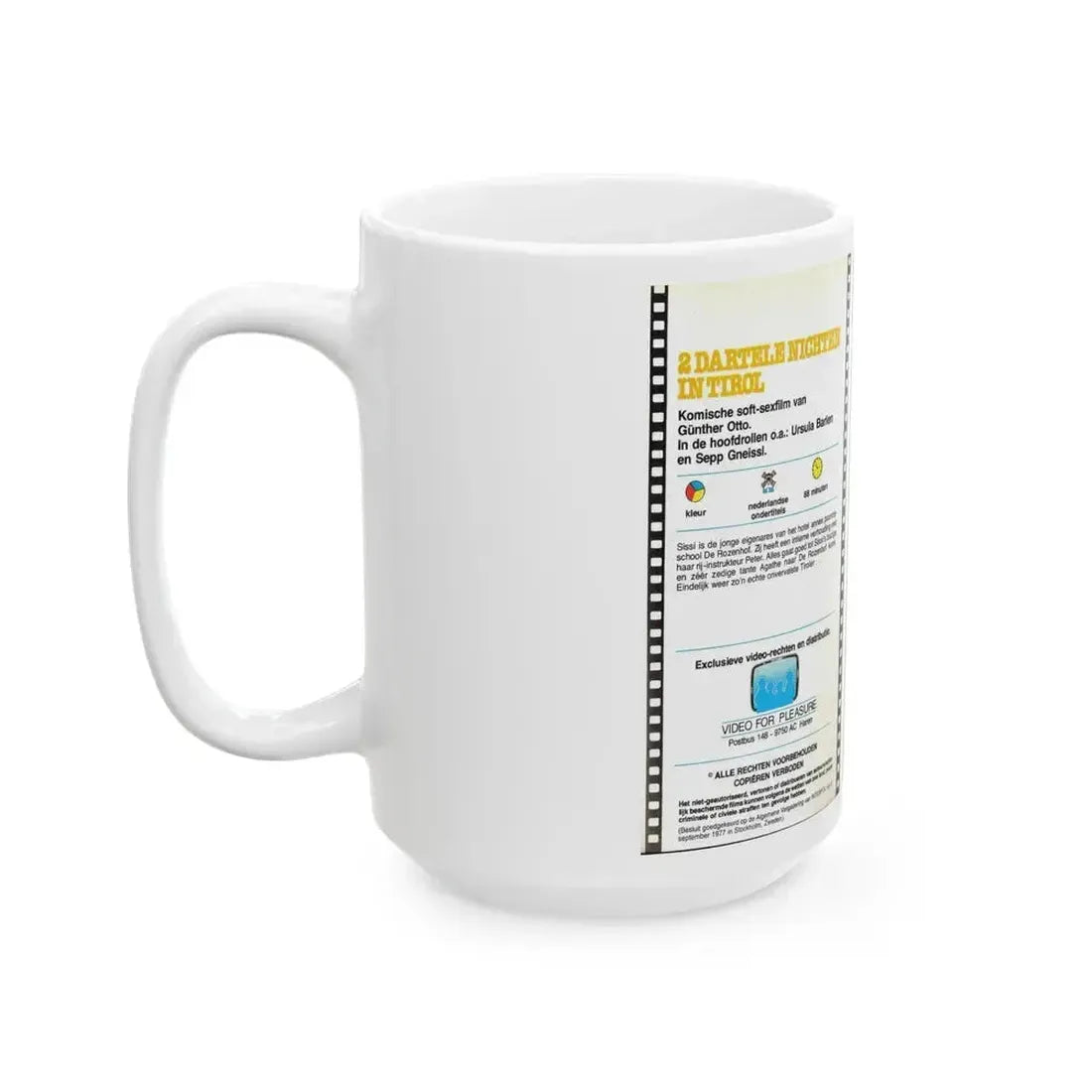 2 DARTELE NICHTEN IN TIROL (VHS COVER) - White Coffee Mug - Go Mug Yourself