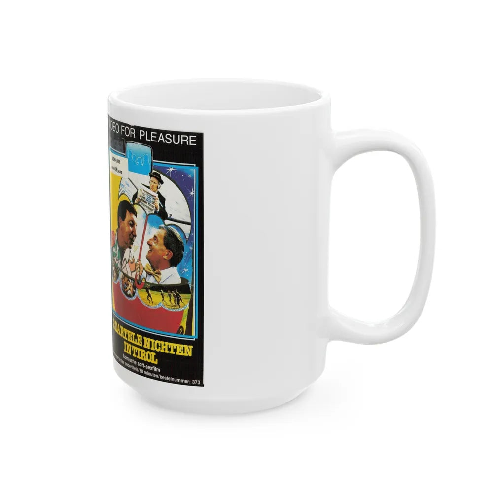 2 DARTELE NICHTEN IN TIROL (VHS COVER) - White Coffee Mug-Go Mug Yourself