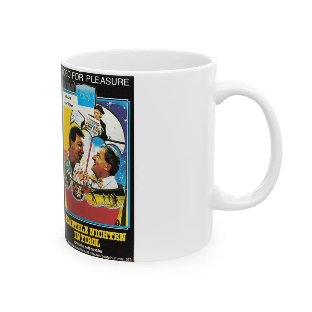 2 DARTELE NICHTEN IN TIROL (VHS COVER) - White Coffee Mug-Go Mug Yourself