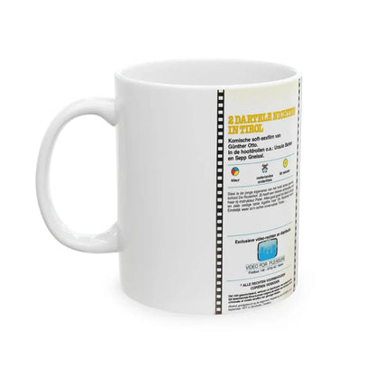 2 DARTELE NICHTEN IN TIROL (VHS COVER) - White Coffee Mug - Go Mug Yourself