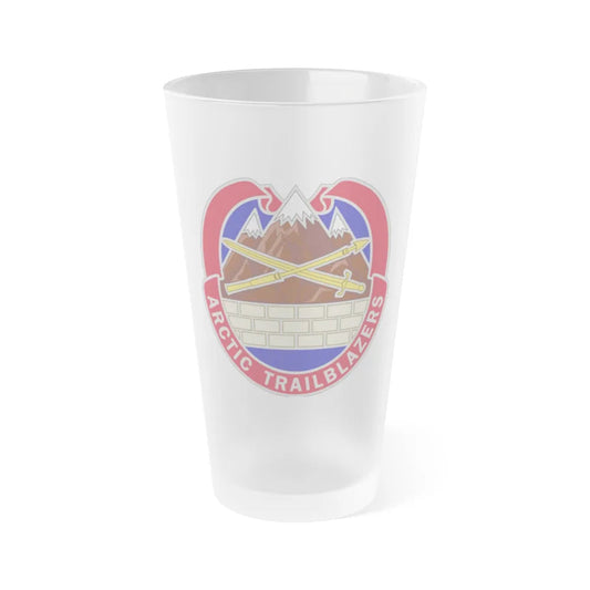 2 Engineer Brigade 2 (U.S. Army) Frosted Pint Glass 16oz-Go Mug Yourself