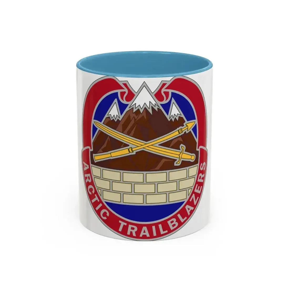 2 Engineer Brigade 2 (U.S. Army) Accent Coffee Mug 11oz Light Blue - Go Mug Yourself