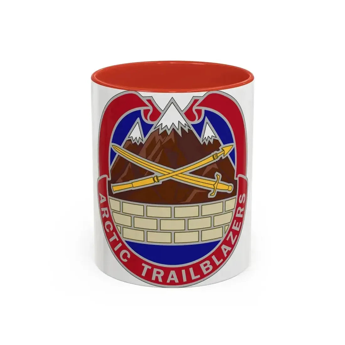2 Engineer Brigade 2 (U.S. Army) Accent Coffee Mug 11oz Red - Go Mug Yourself