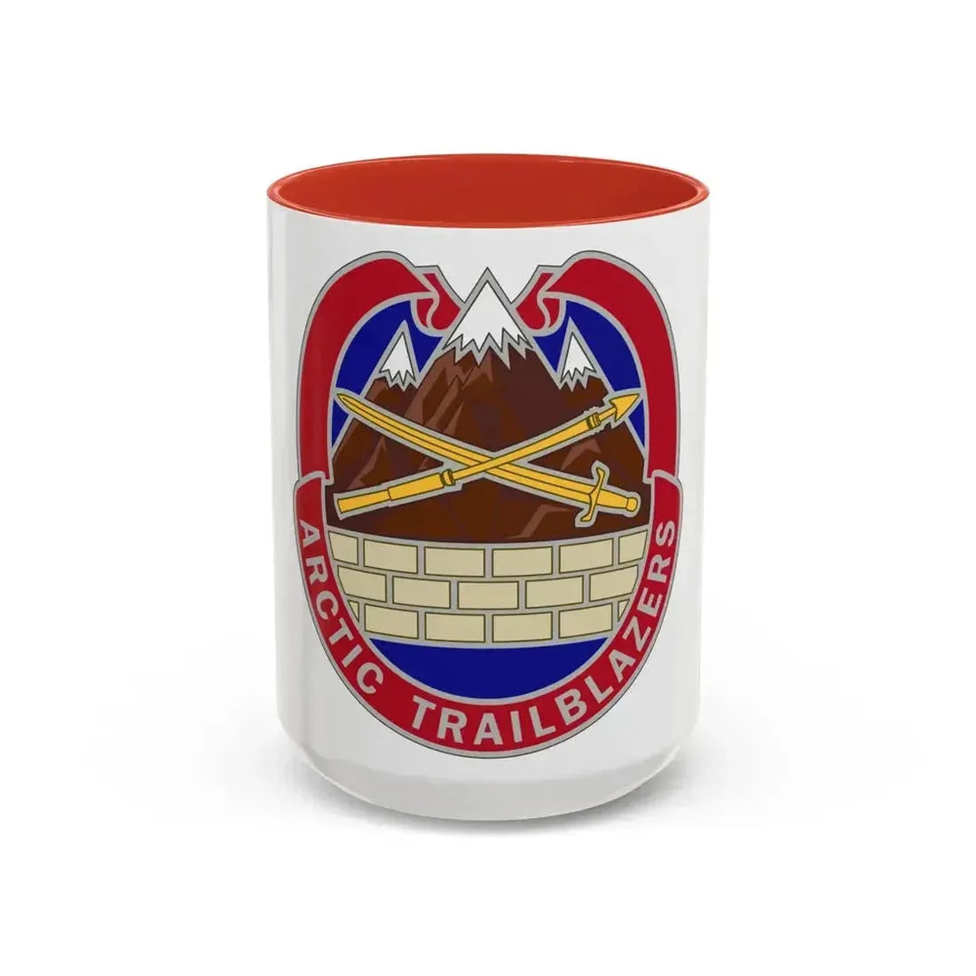 2 Engineer Brigade 2 (U.S. Army) Accent Coffee Mug 15oz Red - Go Mug Yourself