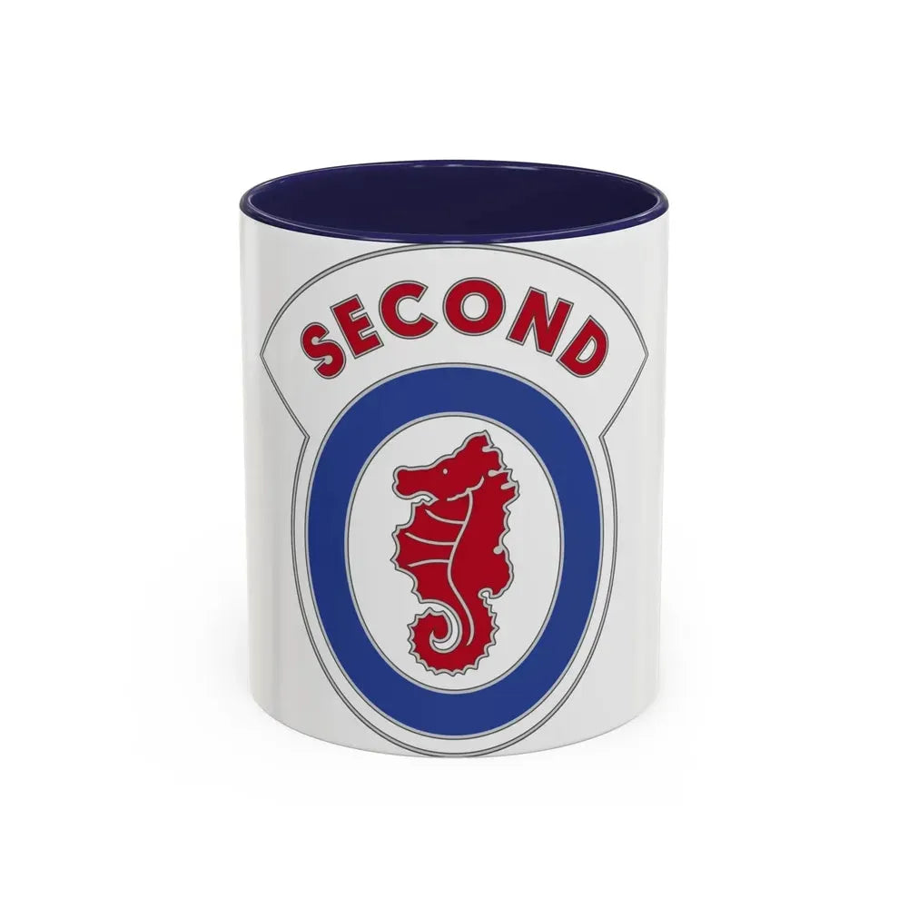 2 Engineer Brigade 3 (U.S. Army) Accent Coffee Mug 11oz Navy - Go Mug Yourself