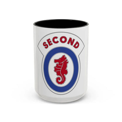 2 Engineer Brigade 3 (U.S. Army) Accent Coffee Mug 15oz Black - Go Mug Yourself
