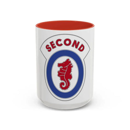 2 Engineer Brigade 3 (U.S. Army) Accent Coffee Mug 15oz Red - Go Mug Yourself