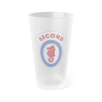 2 Engineer Brigade 3 (U.S. Army) Frosted Pint Glass 16oz Default Title - Go Mug Yourself