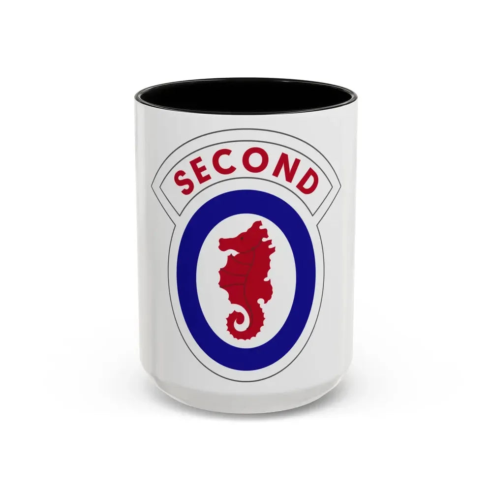2 Engineer Brigade (U.S. Army) Accent Coffee Mug 15oz Black - Go Mug Yourself