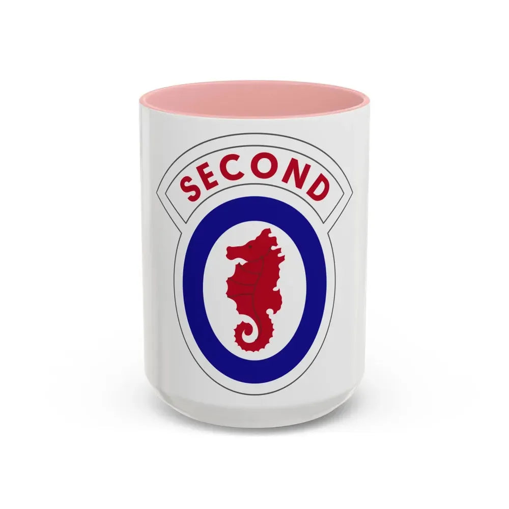 2 Engineer Brigade (U.S. Army) Accent Coffee Mug 15oz Pink - Go Mug Yourself