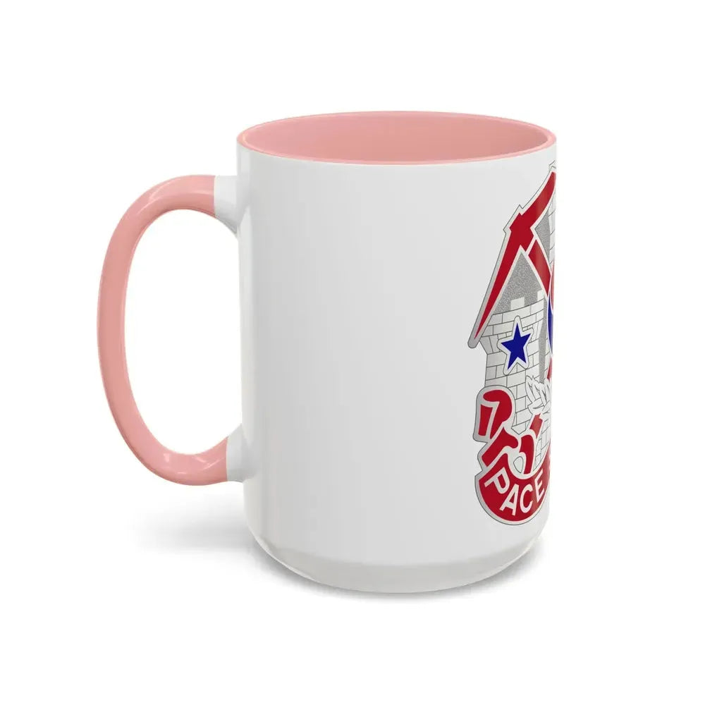 2 Engineer Group (U.S. Army) Accent Coffee Mug - Go Mug Yourself