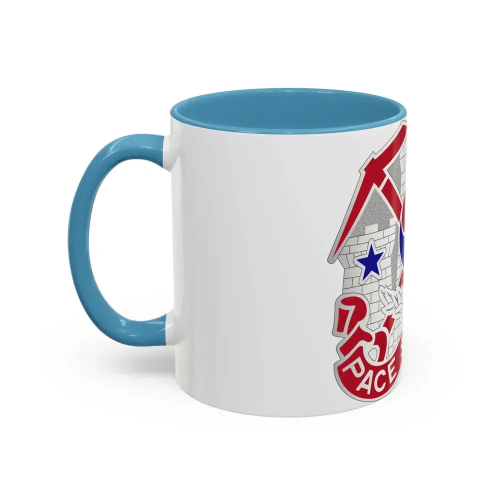 2 Engineer Group (U.S. Army) Accent Coffee Mug - Go Mug Yourself