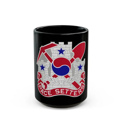 2 Engineer Group (U.S. Army) Black Coffee Mug 15oz - Go Mug Yourself