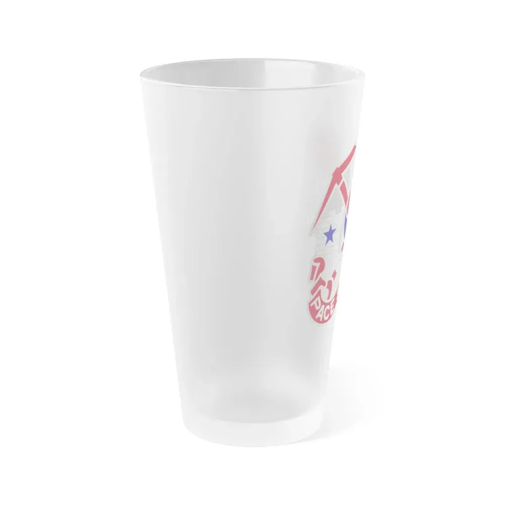 2 Engineer Group (U.S. Army) Frosted Pint Glass 16oz - Go Mug Yourself