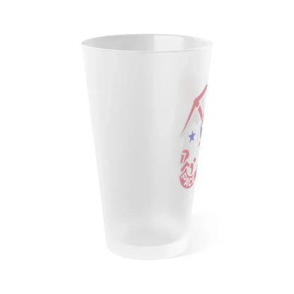 2 Engineer Group (U.S. Army) Frosted Pint Glass 16oz - Go Mug Yourself