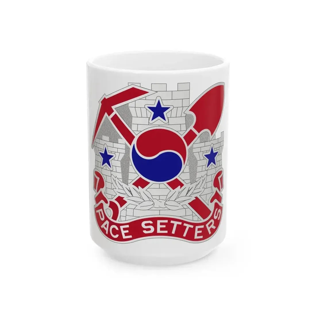 2 Engineer Group (U.S. Army) White Coffee Mug 15oz - Go Mug Yourself