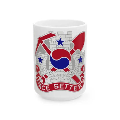 2 Engineer Group (U.S. Army) White Coffee Mug 15oz - Go Mug Yourself