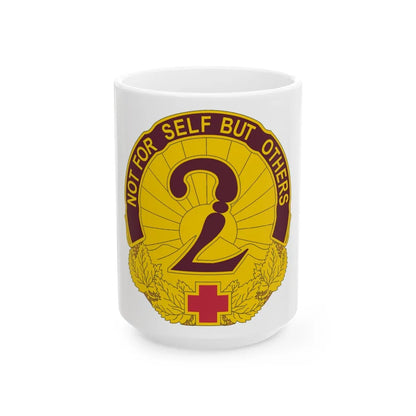 2 General Hospital (U.S. Army) White Coffee Mug-15oz-Go Mug Yourself