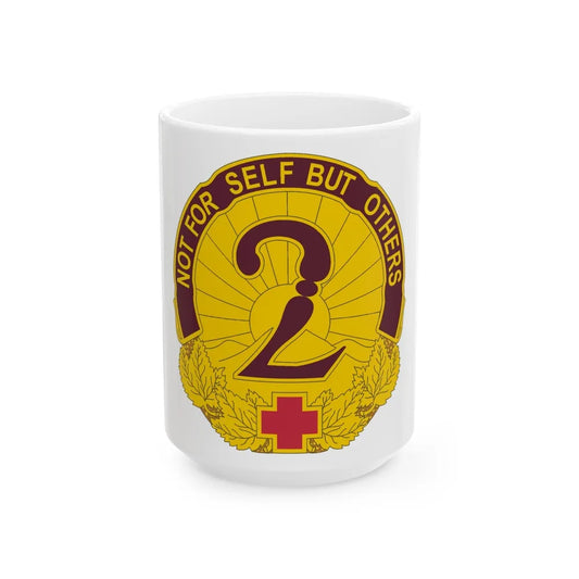 2 General Hospital (U.S. Army) White Coffee Mug-15oz-Go Mug Yourself