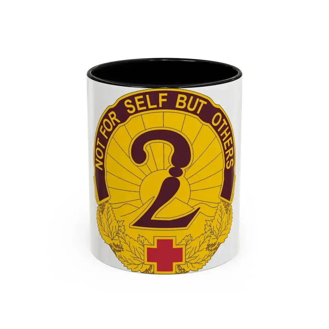 2 General Hospital (U.S. Army) Accent Coffee Mug 11oz Black - Go Mug Yourself